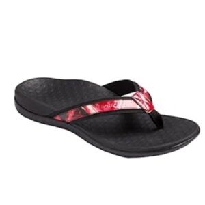 Stylish Black and Red Women's Sandals